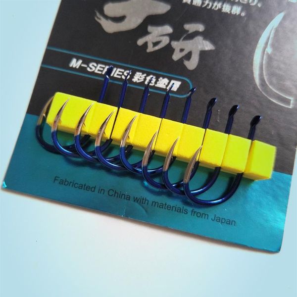 fishing hooks 10boxes/lot fishhooks blue coating colour barbed fish hook high carbon steel flat head fine packaging tackles pesca
fishing hooks 10boxes/lot fishhooks blue coating colour barbed fish hook high carbon steel flat head fine packaging tackles pesca