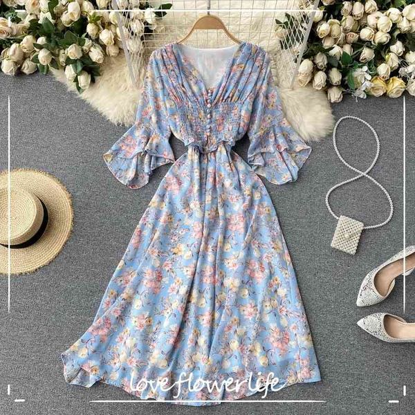 loveflowerlife irregular flared sleeve v neck ruched sundress summer boho print chiffon holiday midi women sweet floral dresses 210521, Black;gray
loveflowerlife irregular flared sleeve v neck ruched sundress summer boho print chiffon holiday midi women sweet floral dresses 210521, Black;gray