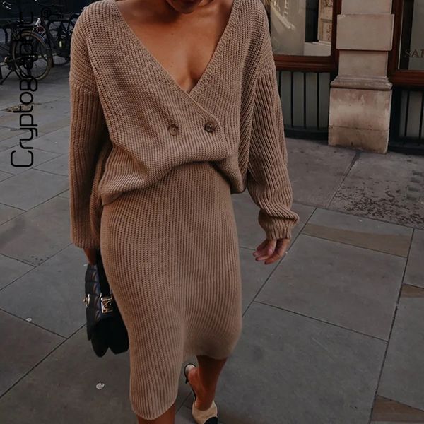 cryptographic fall winter 2021 sweater suits and skirts set women knitted cardigan 2 piece set fashion outfits matching set, Black;white
cryptographic fall winter 2021 sweater suits and skirts set women knitted cardigan 2 piece set fashion outfits matching set, Black;white