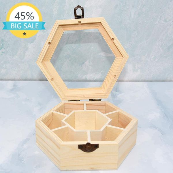 other home decor natural plain wooden jewellery crafts storage box with glass lid and lock hexagon shaped chest collection
other home decor natural plain wooden jewellery crafts storage box with glass lid and lock hexagon shaped chest collection