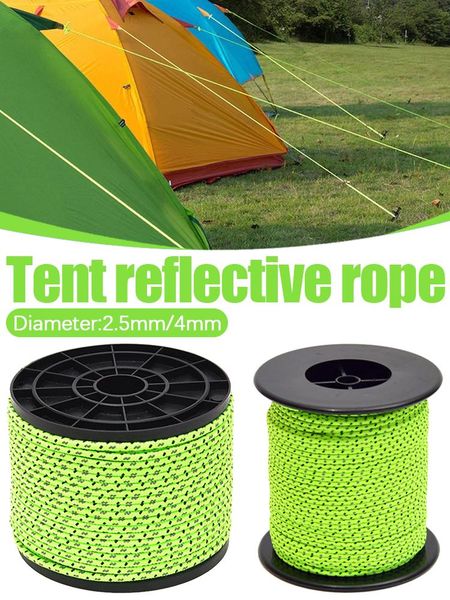 outdoor gadgets 50m camping rope indoor nylon 2.5/4mm reflective windproof tent guide cord for hiking clothesline hammock
outdoor gadgets 50m camping rope indoor nylon 2.5/4mm reflective windproof tent guide cord for hiking clothesline hammock