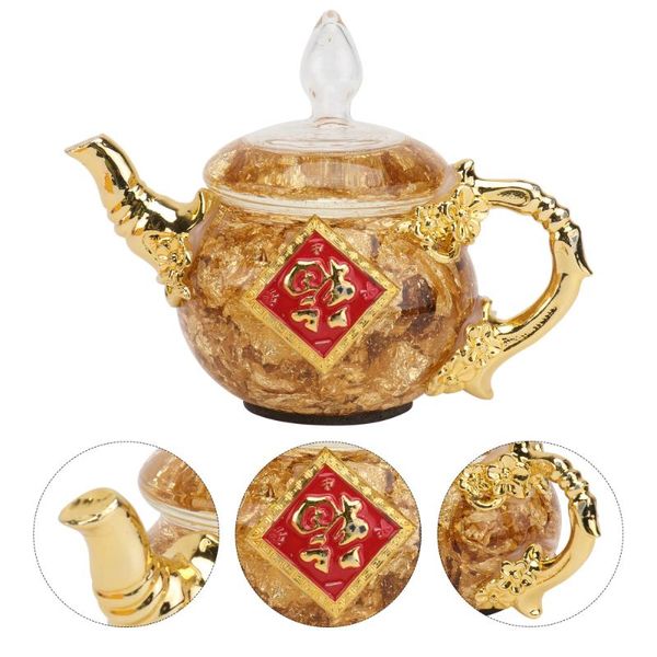 1pc lucky crystal craft deskornament teapot decor (golden) decorative objects & figurines
1pc lucky crystal craft deskornament teapot decor (golden) decorative objects & figurines