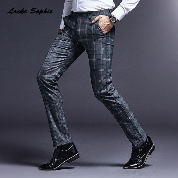 men's pants high waist mens plus size pencil trousers 2021 autumn cotton blend plaid splicing suit men skinny business, Black
men's pants high waist mens plus size pencil trousers 2021 autumn cotton blend plaid splicing suit men skinny business, Black