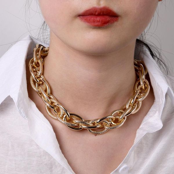 chokers punk chunky thick chain choker necklace for women goth gothic printed short clavicle necklaces collar jewelry bijoux femme, Golden;silver
chokers punk chunky thick chain choker necklace for women goth gothic printed short clavicle necklaces collar jewelry bijoux femme, Golden;silver