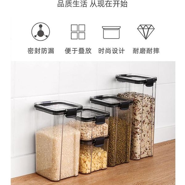 storage bottles & jars 460-1800ml container plastic kitchen refrigerator noodle box multigrain tank transparent sealed
storage bottles & jars 460-1800ml container plastic kitchen refrigerator noodle box multigrain tank transparent sealed