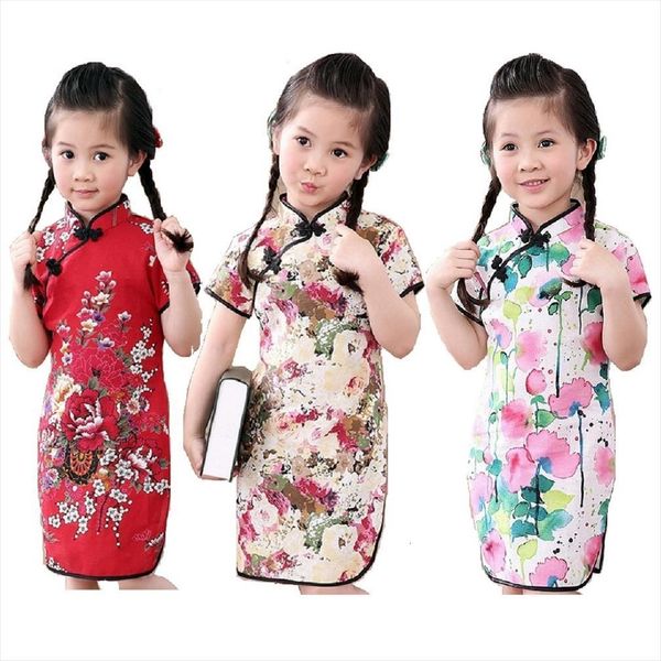 floral baby girls chi pao girl dress clothes chinese year qipao fashion children princess pettiskirts kid cheongsam, Red;yellow
floral baby girls chi pao girl dress clothes chinese year qipao fashion children princess pettiskirts kid cheongsam, Red;yellow