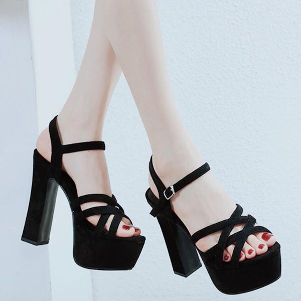 thick heel super high platform shoes 2021 spring and summer runway roman shoe 6fb6 slippers, Black
thick heel super high platform shoes 2021 spring and summer runway roman shoe 6fb6 slippers, Black
