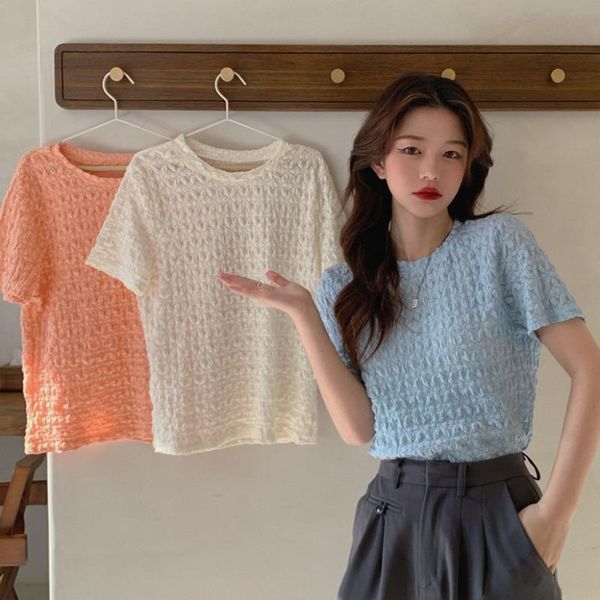 women's t-shirt super ins short-sleeved female summer fresh student slim lace pullover underwear top, White
women's t-shirt super ins short-sleeved female summer fresh student slim lace pullover underwear top, White