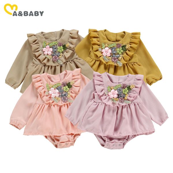 3-24m born infant baby girl flower romper embroidery ruffles jumpsuit autumn vintage long sleeve clothes 210515, Blue
3-24m born infant baby girl flower romper embroidery ruffles jumpsuit autumn vintage long sleeve clothes 210515, Blue