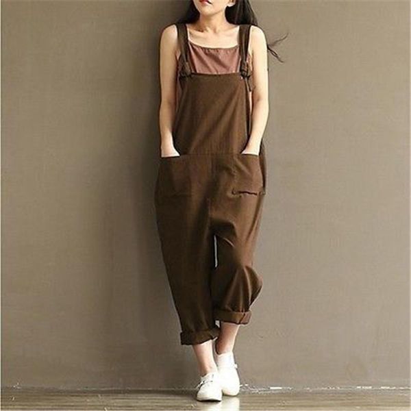 women's jumpsuits & rompers fashion casual loose linen solid jumpsuit dungarees playsuit trousers overalls, Black;white
women's jumpsuits & rompers fashion casual loose linen solid jumpsuit dungarees playsuit trousers overalls, Black;white