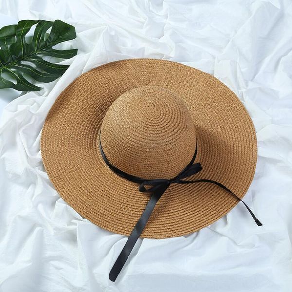 wide brim hats women ladies straw sun hat summer flat cap round with bowknot big beach visor anti-uv protection outdoor, Blue;gray
wide brim hats women ladies straw sun hat summer flat cap round with bowknot big beach visor anti-uv protection outdoor, Blue;gray