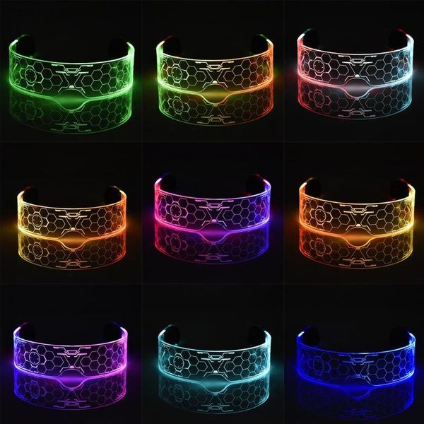 party decoration led luminous sunglasses light up glasses vintage punk goggles men women bars clubs christmas colorful visor eyeglasses
party decoration led luminous sunglasses light up glasses vintage punk goggles men women bars clubs christmas colorful visor eyeglasses