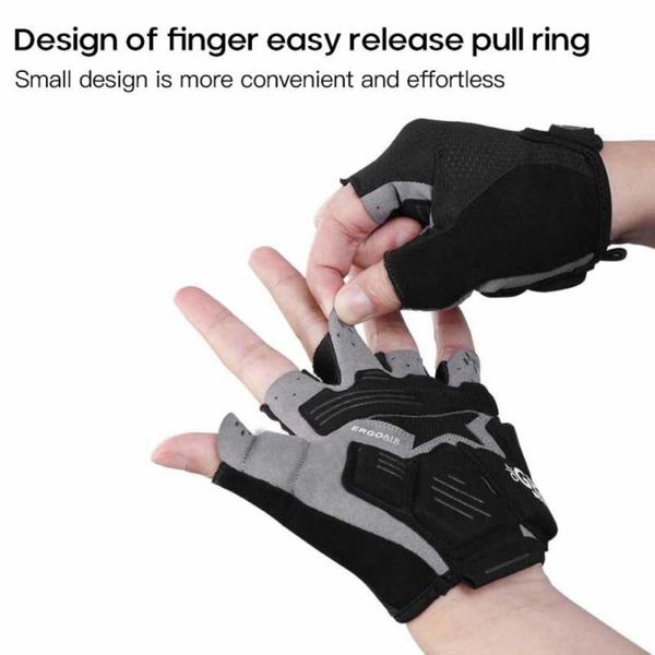 cycling gloves men women half finger anti slip gel road bike fitness mtb riding bicycle racing, Black
cycling gloves men women half finger anti slip gel road bike fitness mtb riding bicycle racing, Black