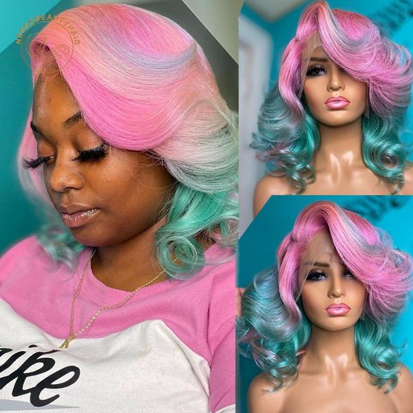 lace wigs ombre frontal pink blue wavy 13x4 front wig 180% density colored human hair 2 tones closure, Black;brown
lace wigs ombre frontal pink blue wavy 13x4 front wig 180% density colored human hair 2 tones closure, Black;brown