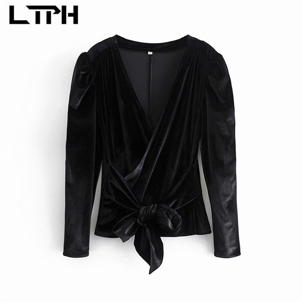 ltph black vintage velvet womens and blouses cross v-neck woman casual shirts elegant all-match spring 210423, White
ltph black vintage velvet womens and blouses cross v-neck woman casual shirts elegant all-match spring 210423, White
