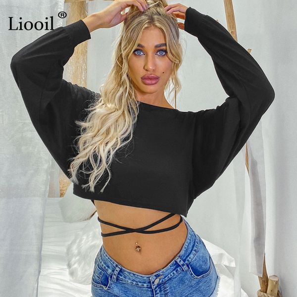 shorts hollow out shirt for women fall lace up long sleeve o neck female autumn black short pullovers and blouses, White;black
shorts hollow out shirt for women fall lace up long sleeve o neck female autumn black short pullovers and blouses, White;black