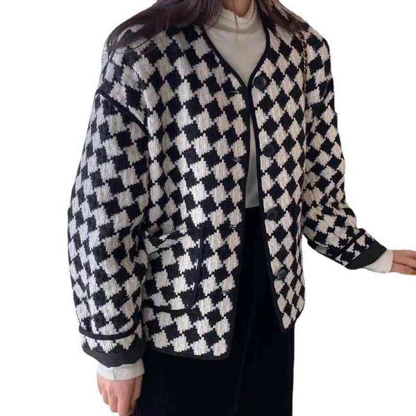thousand bird plaid women's long sleeve 2021 autumn and winter chboard short small fragrance coat with cotton, Black;brown
thousand bird plaid women's long sleeve 2021 autumn and winter chboard short small fragrance coat with cotton, Black;brown