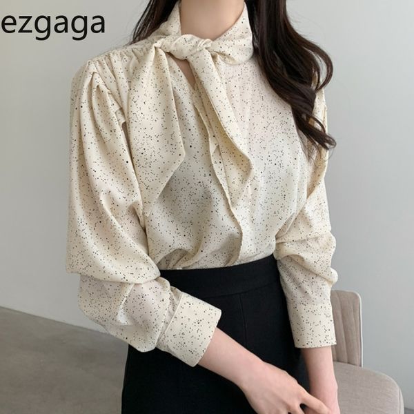 ezgaga bandage blouse women korean fashion chic dot vintage long sleeve office lady elegant shirts temperament blusas 210430, White
ezgaga bandage blouse women korean fashion chic dot vintage long sleeve office lady elegant shirts temperament blusas 210430, White
