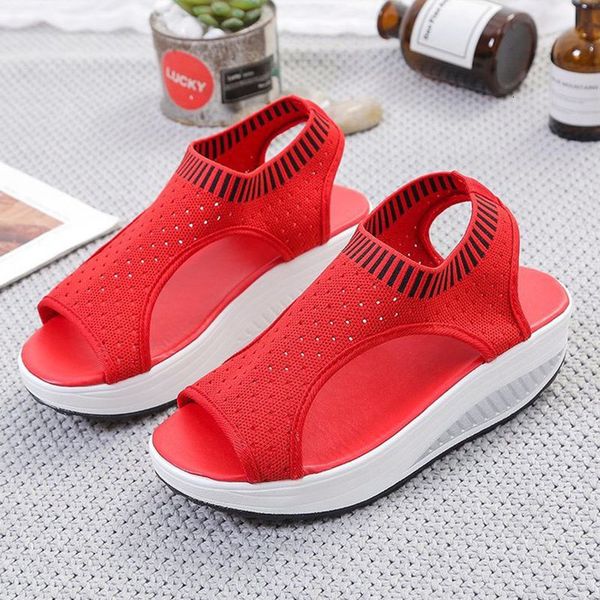 sandals women's high heels platform women summer shoes casual female sneaker knitting slip on peep toe sandalias ladies footwear 2, Black
sandals women's high heels platform women summer shoes casual female sneaker knitting slip on peep toe sandalias ladies footwear 2, Black
