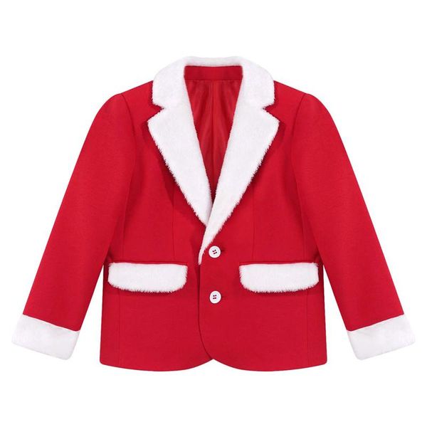 jackets red kids boys christmas suit blazer lapel collar long sleeves buttons closure coat for costumes, Blue;gray
jackets red kids boys christmas suit blazer lapel collar long sleeves buttons closure coat for costumes, Blue;gray