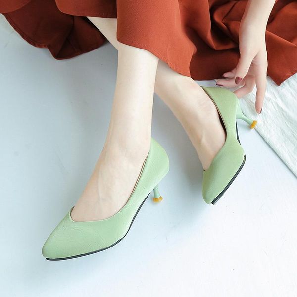 dress shoes candy colors thin high heels women flock pointed toe heel pumps fashion office work stiletto 2021, Black
dress shoes candy colors thin high heels women flock pointed toe heel pumps fashion office work stiletto 2021, Black