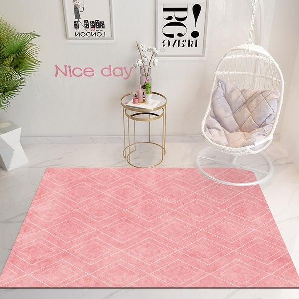 carpets modern nordic large carpet living room pink girl plaid geometric for bedroom study soft plush area rug home kitchen door
carpets modern nordic large carpet living room pink girl plaid geometric for bedroom study soft plush area rug home kitchen door