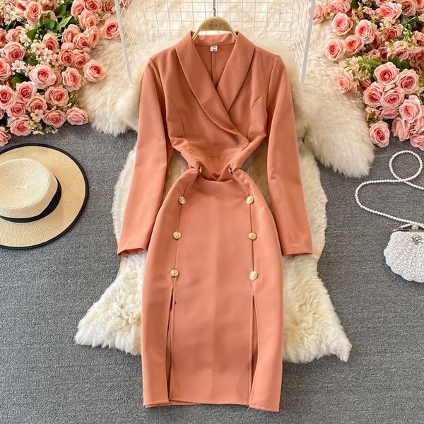 casual dresses autumn women black/orange/beige dress ladies office notched collar long sleeve high waist double breasted vestidos female ol, Black;gray
casual dresses autumn women black/orange/beige dress ladies office notched collar long sleeve high waist double breasted vestidos female ol, Black;gray