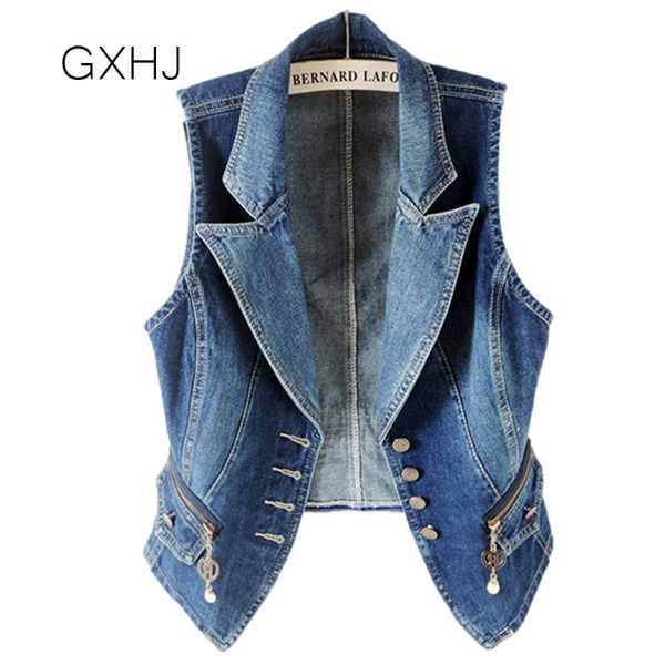 women's vests women cotton jean vest fashion denim female spring autumn sleeveless wild short jacket plus size, Black;white
women's vests women cotton jean vest fashion denim female spring autumn sleeveless wild short jacket plus size, Black;white