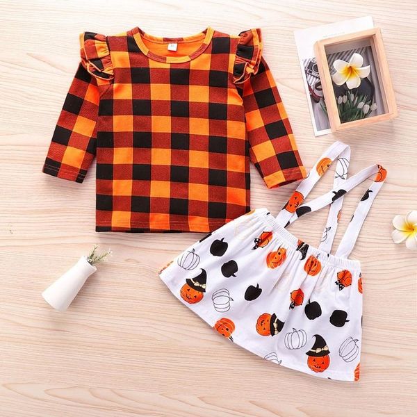 clothing sets halloween girls clothes set casual toddler kids grid pumpkin skirt headband outfits, White
clothing sets halloween girls clothes set casual toddler kids grid pumpkin skirt headband outfits, White
