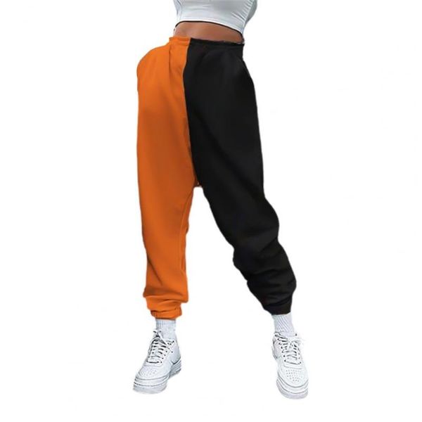 women's pants & capris harem color block high waist women ankle tied cargo trousers for sports, Black;white
women's pants & capris harem color block high waist women ankle tied cargo trousers for sports, Black;white