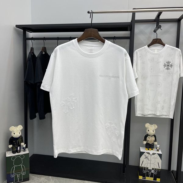 brand chao brand ch dark sanskrit short t-shirt men's embroidered cross skinned loose casual half sleeve top, White;black
brand chao brand ch dark sanskrit short t-shirt men's embroidered cross skinned loose casual half sleeve top, White;black