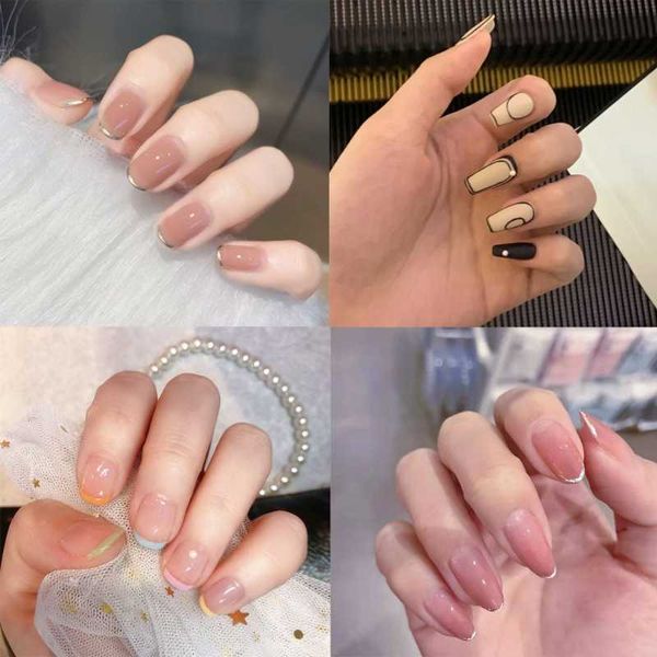 false nails 24pcs/box detachable ballerina french style wearable coffin fake full cover nail tips press on, Red;gold
false nails 24pcs/box detachable ballerina french style wearable coffin fake full cover nail tips press on, Red;gold