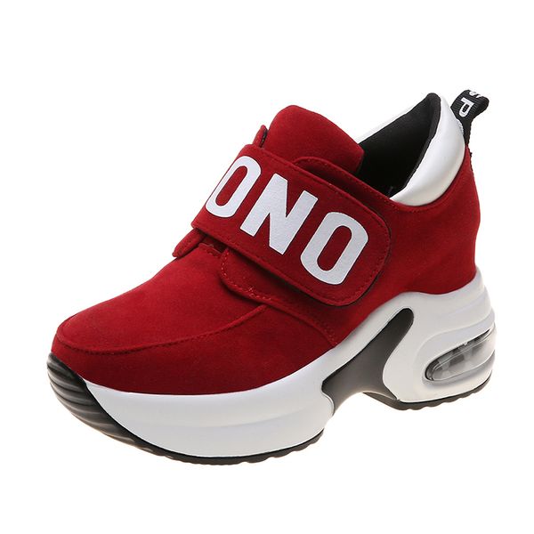 womens vulcanized shoes ladies chunky trainers hidden heels 7cm wedge flock slip-on sneakers breathable platform black shoes
womens vulcanized shoes ladies chunky trainers hidden heels 7cm wedge flock slip-on sneakers breathable platform black shoes