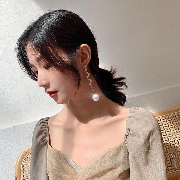 dangle & chandelier timeonly luxury big imitation pearl earrings crystal gold color metal long drop earring for women ladies twisted jewelry, Silver
dangle & chandelier timeonly luxury big imitation pearl earrings crystal gold color metal long drop earring for women ladies twisted jewelry, Silver