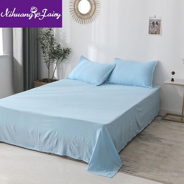 sheets & sets pure color bed linen three-piece set of washed cotton genuine single dormitory double case skin-friendly cute b sheet
sheets & sets pure color bed linen three-piece set of washed cotton genuine single dormitory double case skin-friendly cute b sheet