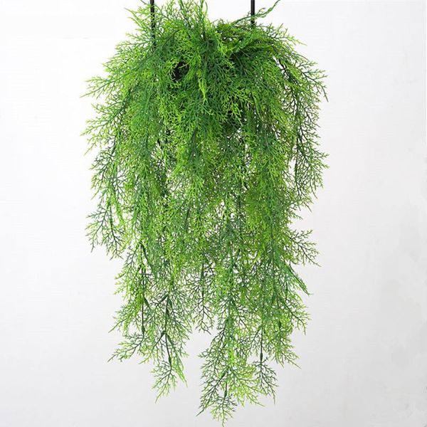70cm real touch artificial wall hanging plant pine needle vine ferns plants simulation green leaves garden decoration decorative flowers & w
70cm real touch artificial wall hanging plant pine needle vine ferns plants simulation green leaves garden decoration decorative flowers & w