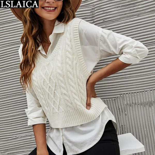 women's sweaters sweater sale solid color sleeveless v neck fashion elegant vest chic casual autumn winter knit ladies, White;black 
women's sweaters sweater sale solid color sleeveless v neck fashion elegant vest chic casual autumn winter knit ladies, White;black