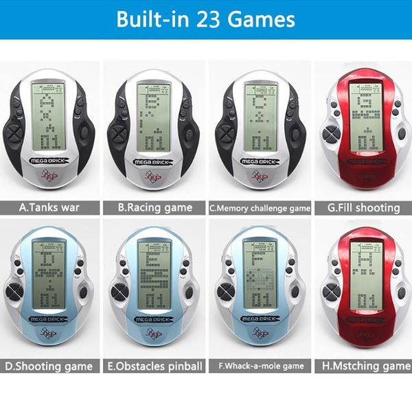 portable game players retro classic tetris handheld childhood electronic games toys led console with built in 26
portable game players retro classic tetris handheld childhood electronic games toys led console with built in 26