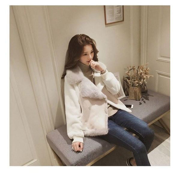 women's jackets 2021 women warm suede jacket casual thicken packet short outerwear autumn winter turn-down collar loose coats, Black;brown
women's jackets 2021 women warm suede jacket casual thicken packet short outerwear autumn winter turn-down collar loose coats, Black;brown