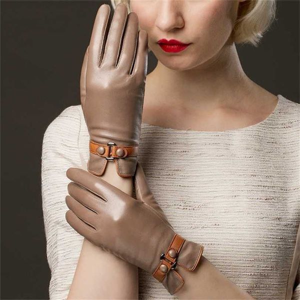women genuine leather gloves ladies winter warm plus velvet thickened mittens female casual fashion hand muff h3221 211124, Blue;gray
women genuine leather gloves ladies winter warm plus velvet thickened mittens female casual fashion hand muff h3221 211124, Blue;gray