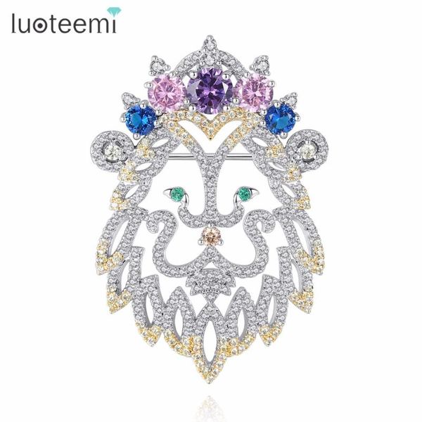 pins, brooches luoteemi spring white gold color vivid lion pattern brooch with multi cz stone for women girl animal pins jewellery, Gray
pins, brooches luoteemi spring white gold color vivid lion pattern brooch with multi cz stone for women girl animal pins jewellery, Gray