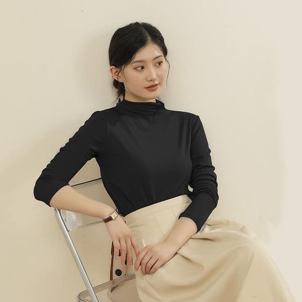 women's sweaters 2021 fall winter morday undershirt female elasticity slim sweater women korean long sleeve t-shirt basic solid pullove, White;black
women's sweaters 2021 fall winter morday undershirt female elasticity slim sweater women korean long sleeve t-shirt basic solid pullove, White;black