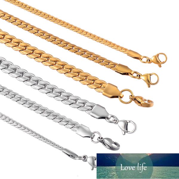 basic punk stainless steel necklace for men women figaro chain link chokers vintage gold tone solid metal factory price expert design qualit, Silver
basic punk stainless steel necklace for men women figaro chain link chokers vintage gold tone solid metal factory price expert design qualit, Silver