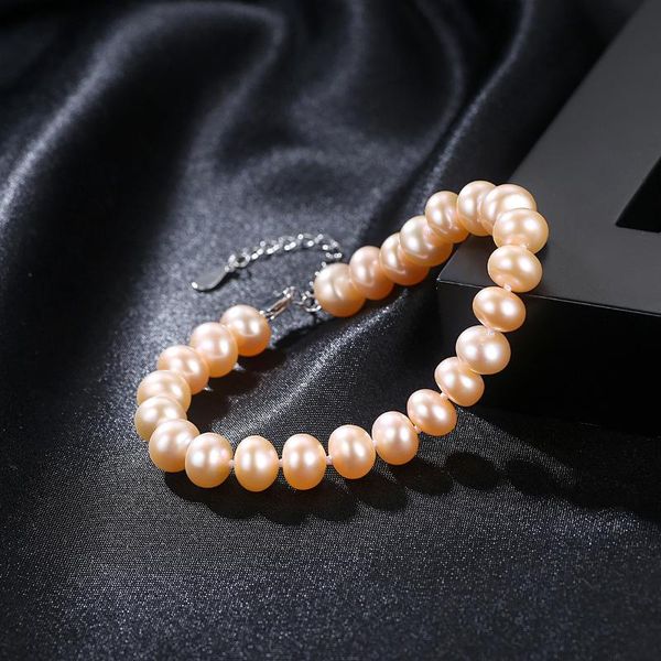 bangle di-585 s925 silver buckle 7-8mm freshwater pearl bracelet fashion classic female gift, Black
bangle di-585 s925 silver buckle 7-8mm freshwater pearl bracelet fashion classic female gift, Black