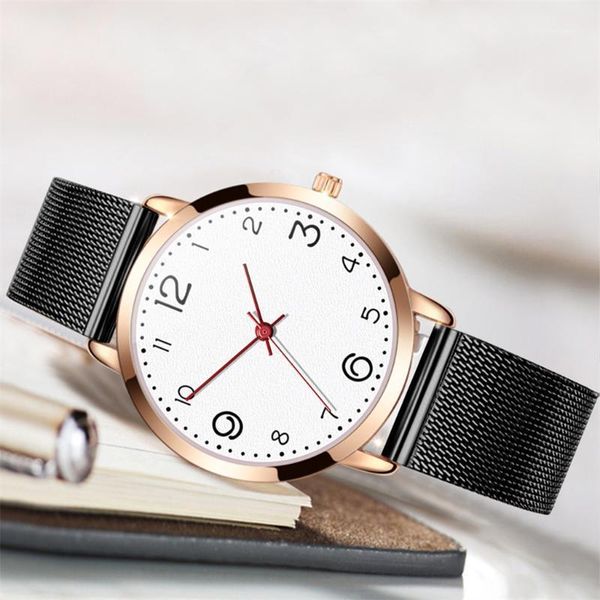 fashionable temperament female mesh belt watch simple stainless steel quartz analog round montre ruban femme wristwatches, Slivery;brown
fashionable temperament female mesh belt watch simple stainless steel quartz analog round montre ruban femme wristwatches, Slivery;brown