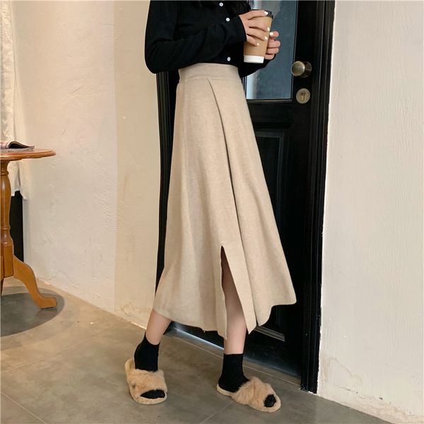 skirts fdfklak knit skirt female autumn winter skirts womens a-line high waist split one step skirt elegant spring women woolen skirts gq0l, Black
skirts fdfklak knit skirt female autumn winter skirts womens a-line high waist split one step skirt elegant spring women woolen skirts gq0l, Black