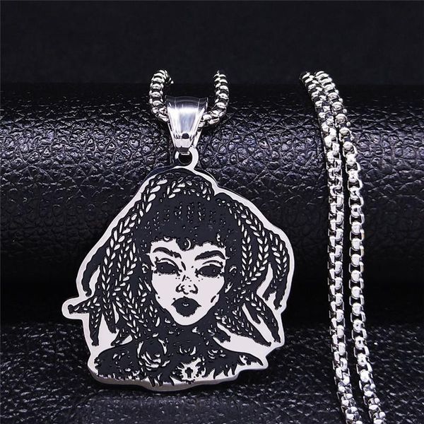 pendant necklaces dirty braid tattoo stainless steel necklace for women silver color jewelry colgante mujer n4060s05
pendant necklaces dirty braid tattoo stainless steel necklace for women silver color jewelry colgante mujer n4060s05