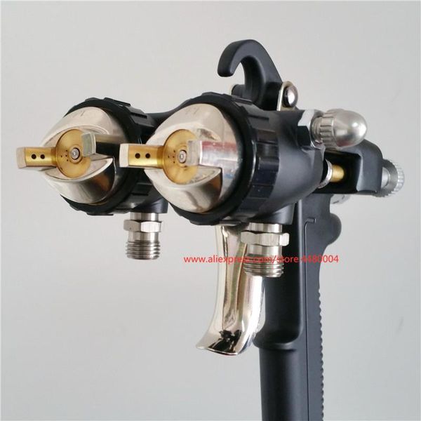 professional spray guns double 1.4/1.8/2.2mm nozzle pressure gun nano chrome painting dual head air pneumatic sprayer
professional spray guns double 1.4/1.8/2.2mm nozzle pressure gun nano chrome painting dual head air pneumatic sprayer