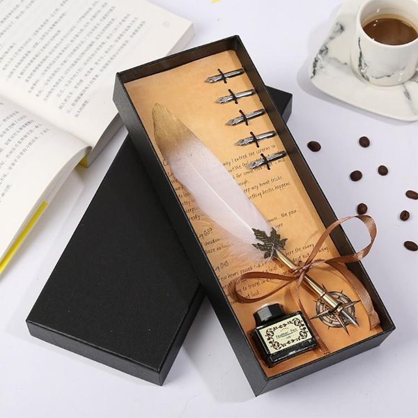 fountain pens exquisite quill pen feather ornate leaf pattern design antique calligraphy writing 5 nibs with ink
fountain pens exquisite quill pen feather ornate leaf pattern design antique calligraphy writing 5 nibs with ink