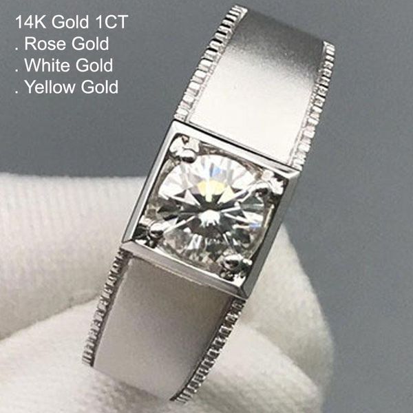 cluster rings 14k gold 1 moissanite diamond ring men round frosting classic trendy wedding party engagement anniversary 1ct d color, Golden;silver
cluster rings 14k gold 1 moissanite diamond ring men round frosting classic trendy wedding party engagement anniversary 1ct d color, Golden;silver